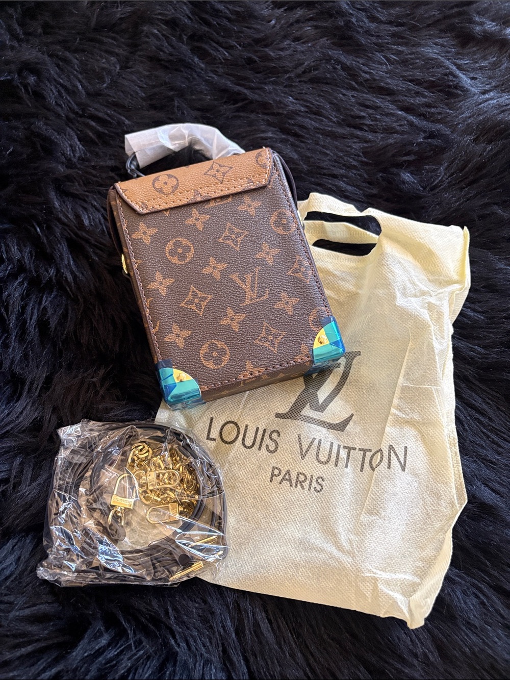 Louis Vuitton Brown Monogram Mini Trunk Bag - Picture 3 of 8